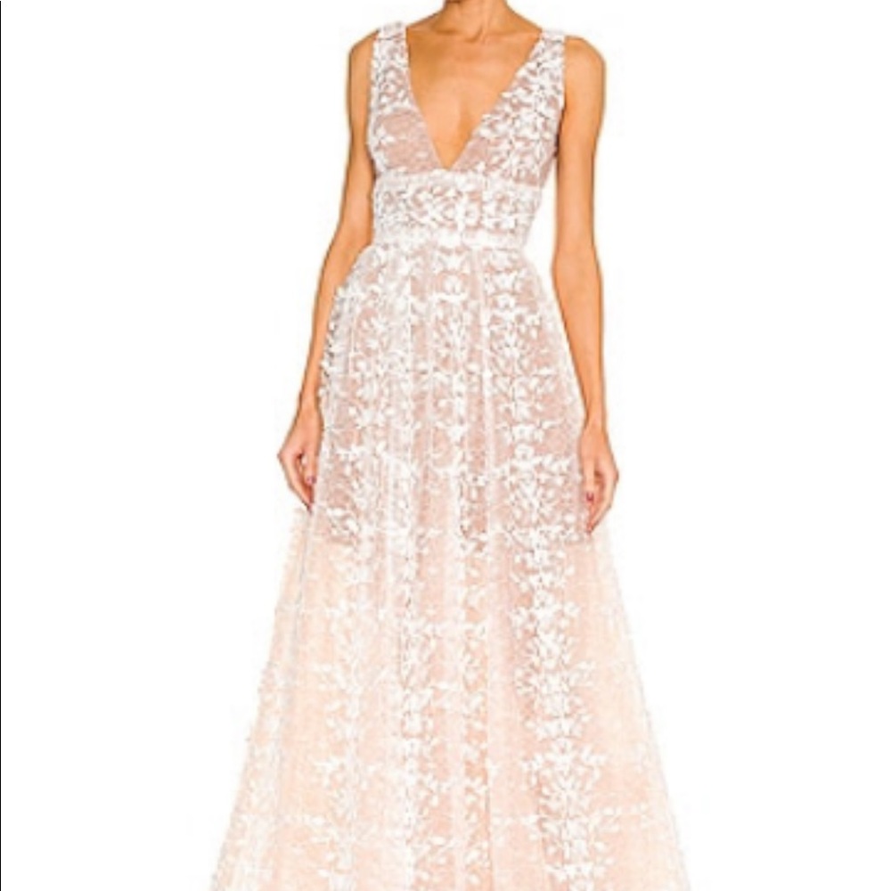 Revolve Bronx and banco Megan blanc maxi dress